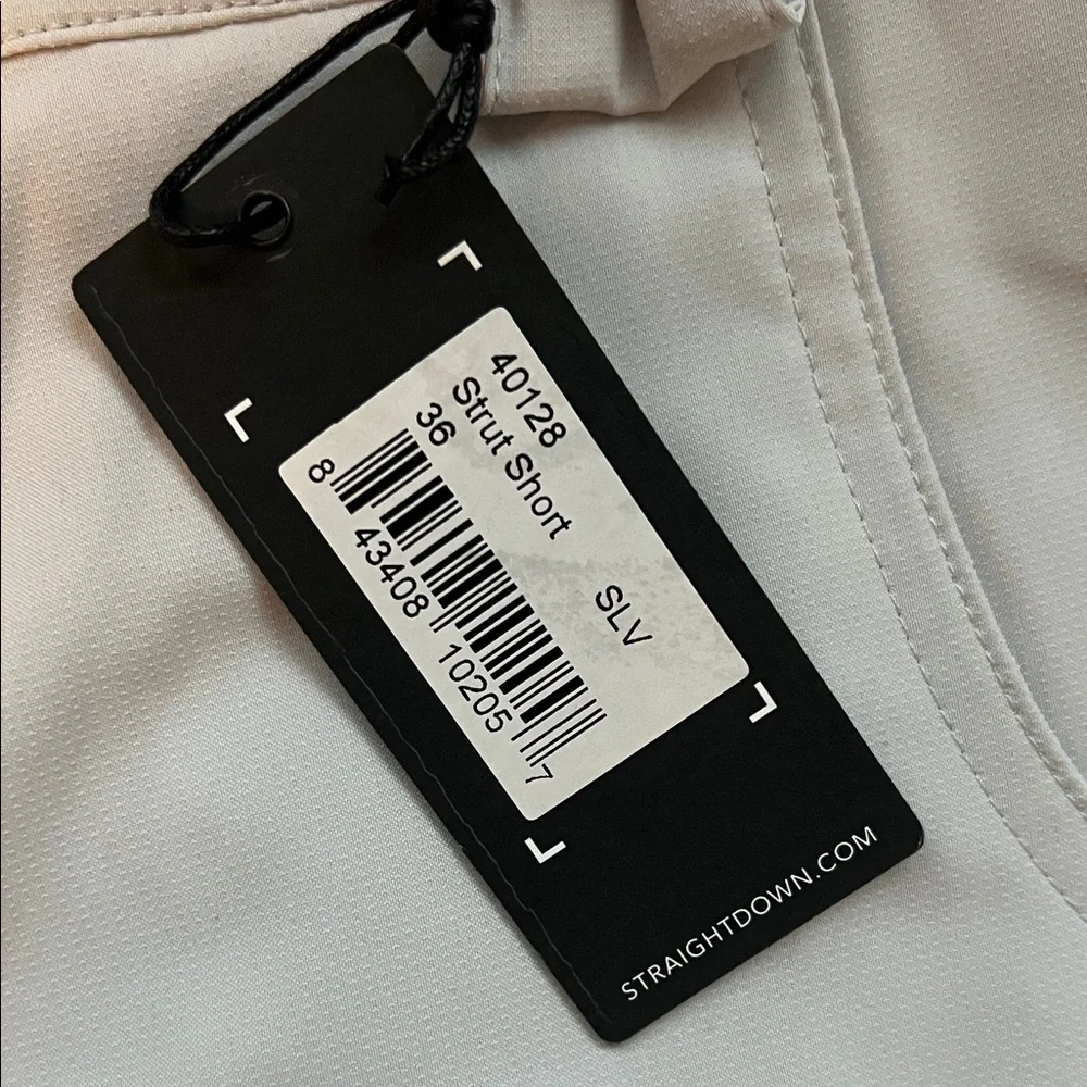 Classic Cream Men's Flat Front Shorts